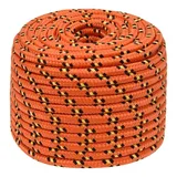 vidaXL Bootsseil Orange 14 mm 25 m Polypropylen