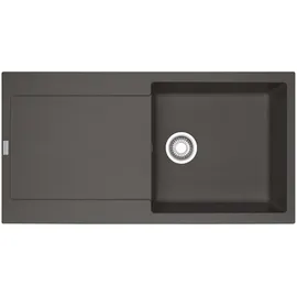 Franke Maris MRG 611-97 links Einbauspüle schiefergrau Handbetätigung 970 x 500 mm