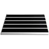 casa pura Double Mat 46 x 80 cm Schwarz