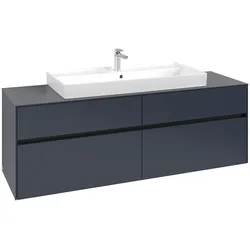 Villeroy & Boch Waschtischunterschrank „Collaro“ für Schrankwaschtisch 160 × 54,8 × 50 cm Waschbecken mittig mittig