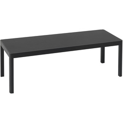 Muuto Workshop Couchtisch, 120 x 43 cm, eiche schwarz / linoleum schwarz
