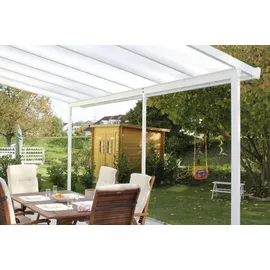 Gutta Terrassenüberdachung Typ B 426 x 306 cm weiß