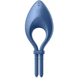 Satisfyer Bullseye Ring Vibrator App Blau