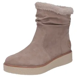 Winterboots, Stiefelette, slouchy Schaft, mit Innenreißverschluss, Gr. 37, beige, , 26639148-37