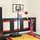 Yaheetech Basketballkorb höhenverstellbar Braun/Schwarz 216 -246 cm