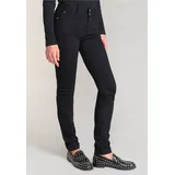 LE TEMPS DES CERISES "ULTRAPUL", Damen, Gr. 29, EURO-Größen, schwarz, 70% Baumwolle, 26% Polyester, 4% Elasthan, Jeans, im klassischen 5-Pocket-Design