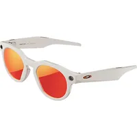 OAKLEY Meta HSTN - mit AI, Audio-, Foto- und Videokompatibilität Warm Grey, PrizmTM Ruby AI Glasses