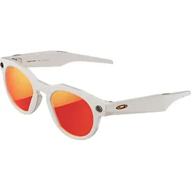 OAKLEY Meta HSTN - mit AI, Audio-, Foto- und Videokompatibilität Warm Grey, PrizmTM Ruby AI Glasses