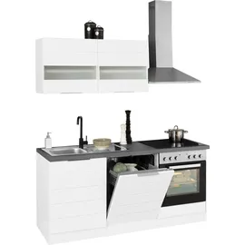 kochstation Küchenzeile KS-Luhe 180 cm weiß