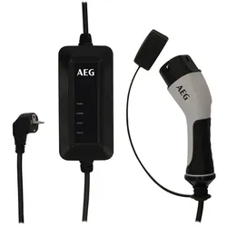 AEG Ladegerät, integriertes 7 m Ladekabel - schwarz