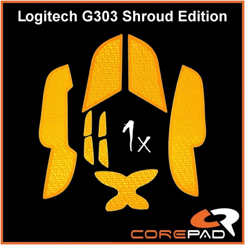 Corepad Grips für Logitech G303 Shroud Edition - Orange