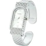 Watch Für Damen mit Römische Anmut Spangenuhr Damen Uhren Damen Spangenuhren Armreif Armbanduhr Armspange Damenuhr mit Strukturiertem Metall-Armband