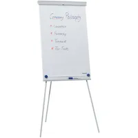 Franken Flipchart 68 x 105 cm Grau/Silber
