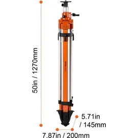 Vevor Wasserwaage 5/8"-11-Gewindehalterung Höhenverstellbar 114,5-290,5 cm
