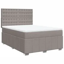 vidaXL Boxspringbett 140 x 200 cm H1 Taupe