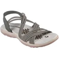 SKECHERS Damen Sandale Reggae Slim Turn it up Grün, Schuhgröße:EU 40 - 40 EU