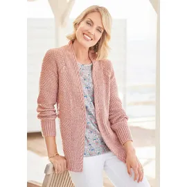 GOLDNER Elegante Grobstrickjacke rosa 21
