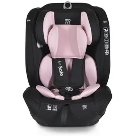 Moni Kindersitz i-Size i-Safe (76-150cm) Isofix, Top Tether, 13-fach verstellbar rosa