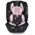 Moni Kindersitz i-Size i-Safe (76-150cm) Isofix, Top Tether, 13-fach verstellbar rosa