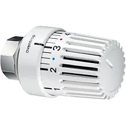 Oventrop Thermostatkopf Uni LA 1613401 weiss, für Herz Thermostatventile
