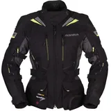 Modeka Panamericana Damen Motorrad Textilhose, schwarz-gelb, Größe 38