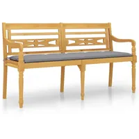 VidaXL Batavia-Bank 150 x 46 x 84 cm Teak