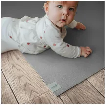 SanoSoft Sanosoft® Krabbelmatte Made in Germany & Öko-Tex - 180cm X 100cm Hellgrau