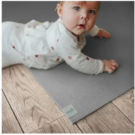 SanoSoft Sanosoft® Krabbelmatte Made in Germany & Öko-Tex - 180cm X 100cm Hellgrau