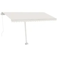 VidaXL Standmarkise 400 x 300 cm creme
