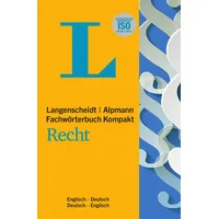 Langenscheidt Bei Pons Langenscheidt Alpmann Fachwörterbuch Kompakt Recht Englisch