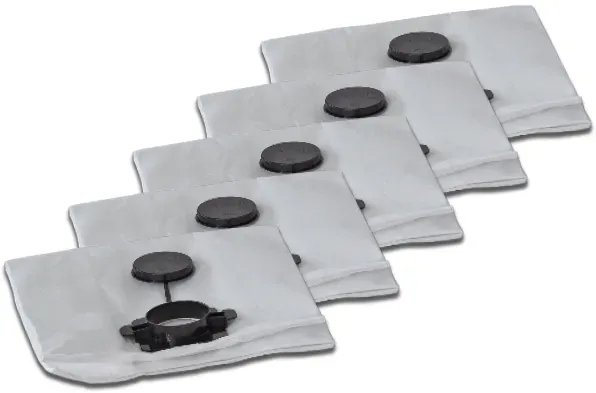 CROWN Staubbeutel Klasse M für Nass und Trockensauger CT99740/741/742 - 5er Pack