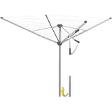 Juwel Wäscheständer / Wäschespinne Novastar 500 Compact leichtes Öffnen dank Leichtspann-Hebel, wi, Wäscheständer, Silber