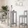 vidaXL Bartisch 51 x 50 x 103,5 cm Grau