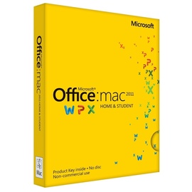 Microsoft Office Home and Student 2011 DE Mac