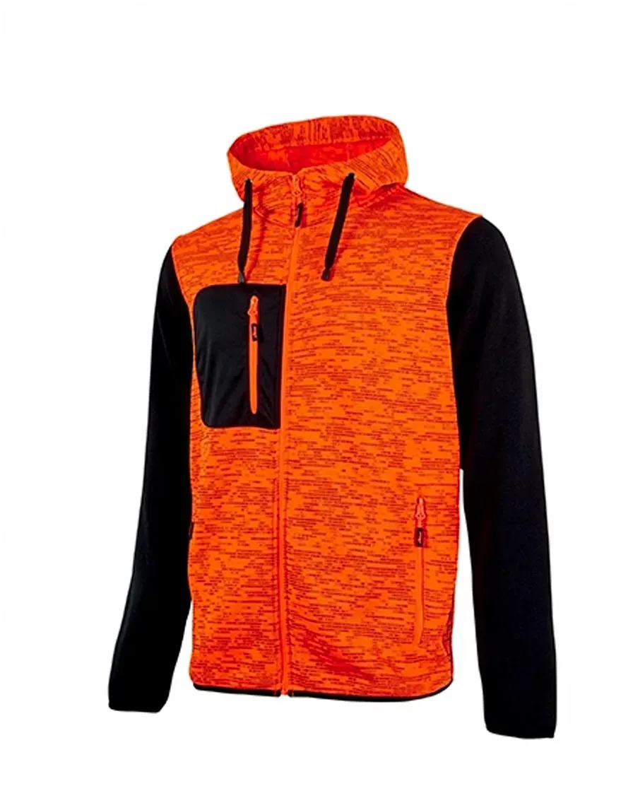 U-Power Sweatshirt Rainbow - orange fluo - L