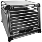 nobby® Hundetransportbox Round Corner L Grau