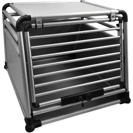 nobby® Hundetransportbox Round Corner L Grau