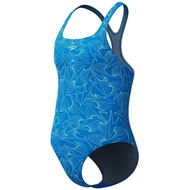 Speedo Hyperboom Allover Badeanzug - Lagoon Blue - 5-6 Jahre