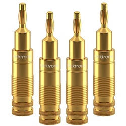 Clicktronic Bananen-Stecker - Premium-Adapter | Bananen-Stecker | 6,0 mm2