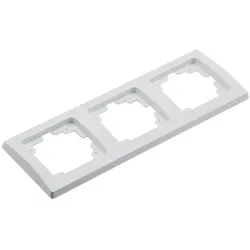 ChiliTec DELPHI DELPHI 3-fach Rahmen weiß hochglänzend