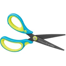 Pelikan griffix Schulschere Neon Fresh Blue Linkshändermodell spitz