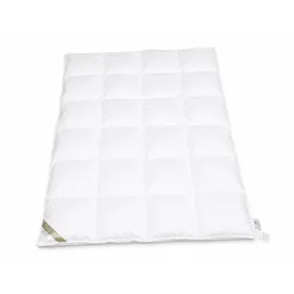 Betten Hofmann Hofmann Franken Daunenbett Daunendecke 4x6, 155x220 5 cm Außensteg 100% Daunen - Schwarz