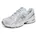 White/Silver Metallic