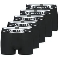 SCHIESSER Boxershorts 95/5 Schwarz 3XL 5er Pack