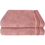 SCHIESSER Skyline Color Handtuchset 2-tlg. rosa