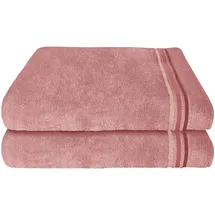 SCHIESSER Skyline Color Handtuchset 2-tlg. rosa