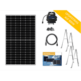 OSNATECH Balkonkraftwerk Mini-PV-Premium Glas L-1 (425 W) STARTER Balkon-Solaranlage