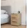 Rauch Nachtkommode RAUCH "Nachttisch Nachtschrank Nachtkonsole FLIPP", eiche artisan, B:40cm H:61cm T:42cm, Holzwerkstoff, Sideboards, mit 3 Schubladen und Soft-Close-Funktion
