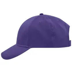 James® & Nicholson Brushed 6 Panel Cap MB6118, mauve 1 Stück, Farbe: mauve