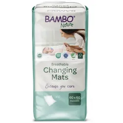 Bambo Nature Wickelunterlage 60x60cm Changing Mats 10 ST